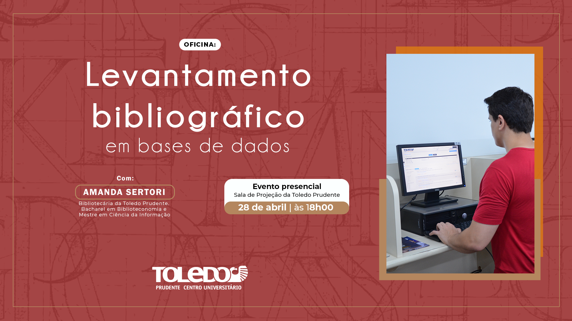 Inscreva se na Oficina de levantamento bibliográfico em base de dados